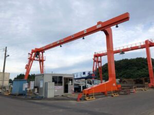 宮城県黒川郡 橋形クレーン塗装工事 施工後